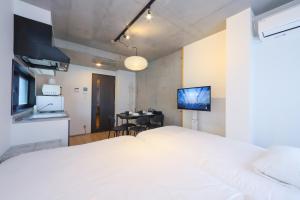 One room in a newly built condominium
