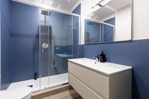 Il Blu monolocale contemporaneo e balcone Bergamo