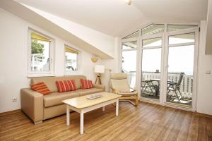 Meeresblick Residenzen Ferienwohnung 16 mit Sauna- und Schwimmbadnutzung im AHOI Sellin