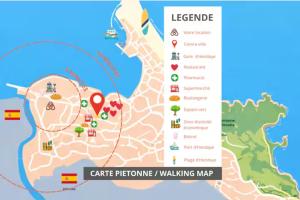 Chambre douillette avec parking privé à 3 minutes à pied de la gare dHendaye