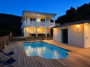 Appartement Mare è Machja avec piscine et vue mer