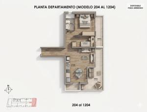 Departamento Edificio Azul 1