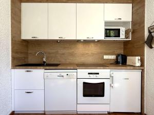 Appartement cabine 6 pers avec balcons, proche pistes - Serre-Chevalier, Chantemerle - FR-1-330E-28