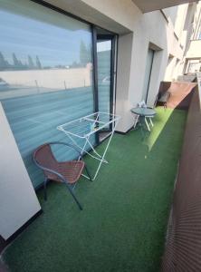 2 rooms apartment in Palanga Maluno Vilos in the first floor with heated pool and free parking