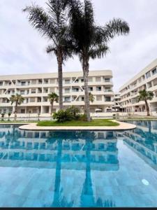 apartment with beach and pool