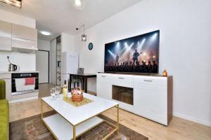Modern Studio in Petržalka with Parking and WI-FI