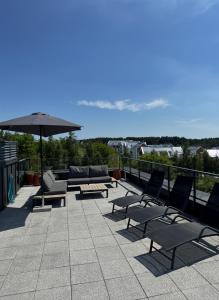 Apartament Horyzont dwupoziomowy z tarasem Mechelinki Etezje Apartamenty
