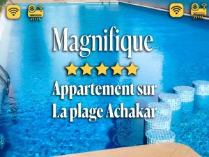 Apartement de Luxe sur la plage de Achakar complexe avec piscine N2