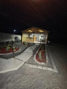 Cabaña con tinaja privada