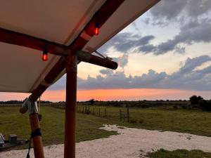Spacious Deluxe Safari Tent with Fire Pit & BBQ Grill in Basinger, Florida