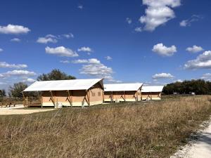 Spacious Deluxe Safari Tent with Fire Pit & BBQ Grill in Basinger, Florida