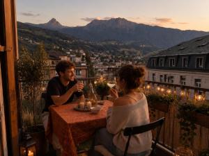Montreux city center apartment 4rooms, lake view