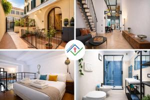 Design Loft con Patio Privato - Vicino Stazione, Tram e Centro - Parcheggio Auto H24 a 6 minuti a Piedi - No ZTL