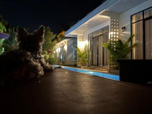 Private Bungalow by Large Salt Water Pool & Jacuzzi, Fast WIFI & Garden
