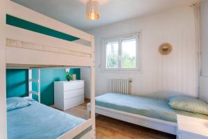 cabourg, maison plain pied, 2 chambres, 5 voyageurs