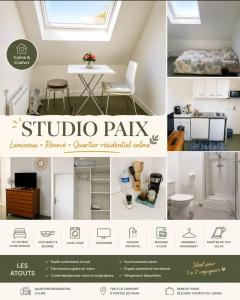 Studio Paix - Bright renovated quiet area