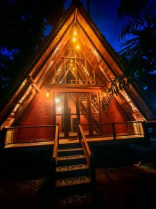 Paddy field Whispering wind Cabin
