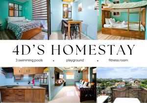 2BR Homey Staycation with Balcony in Parañaque for 4-6