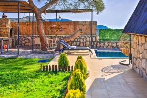 Serene Bungalow Retreat with Private Pool in Ka, Trkiye