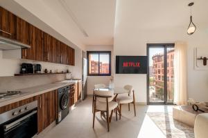 Modern Studio with Unobstructed View Near Gueliz