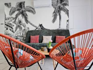 LE PALMA, Superbe Appartement Rénové, Terrasse, climatisation et parking privé