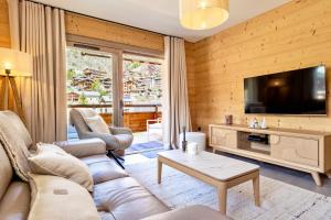 Montchavin - Appartement 6 pers, terrasse & vue montagne