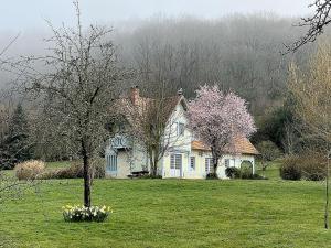 Charming blue house within a 1-hectare park