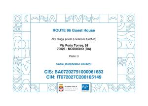 ROUTE 96 Guest House