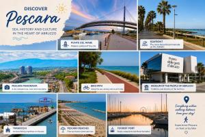 PROMO FERRAGOSTO a 40m dal Mare, 2 Suite Vista Mare in Centro a Pescara