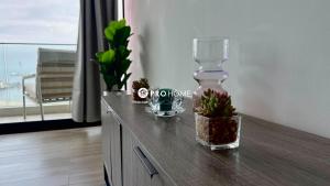 Departamento 2D2B con vista al mar y ciudad