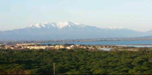 117, Le Barcarès, vue mer et Canigou