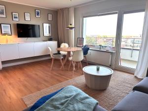 Sky & Sand Homes Dünenblick I Zentrale Wohnung mit Meerblick & Balkon