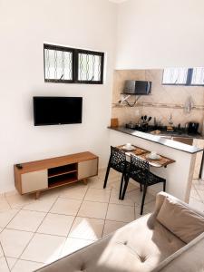 Studio aconchegante com ar-condicionado e Smart TV