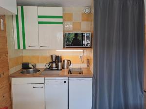 Studio moderne, centre station, terrasse sud, animaux admis - FR-1-516-194