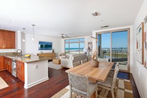 Ocean & Marina View Condo with Balcony, Pool, Hot Tub & Gym