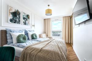 Apartament Golden Sky - 17 piętro - taras widokowy - klimatyzacja - Aquapark Reda