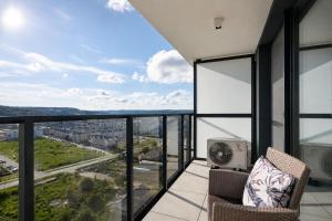 Apartament Golden Sky - 17 piętro - taras widokowy - klimatyzacja - Aquapark Reda