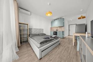AC 1-room apartment, balcony, Zuzany Chalupovej 14A