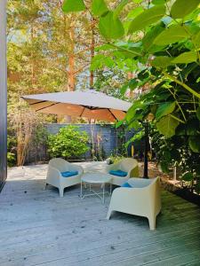 Su terasa jaukus apartamentas