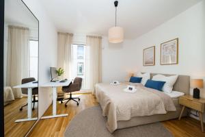 Luxuriöses 2-Zimmer-Apt im Scandi-Coastal-Stil I Toplage I Familienfreundlich I Balkon I Küche I Netflix I Kostenloser Parkplatz I 65 m2