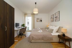 Luxuriöses 4-Zimmer-Apt im Japandi-Stil I Top-Lage I Familienfreundlich I Balkon I Küche I Netflix I Kostenloser Parkplatz I 105 m2