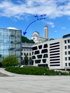 Rooftop Loft 15 Minute Walk to Zalgiris Arena with AC