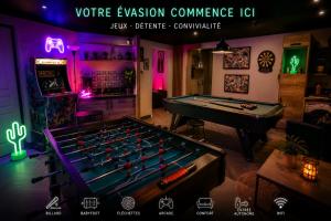 VILLA 160m2 - GARE a 200m - LES LOGES DU THEATRE avec JARDIN en plein cœur dÉpernay 14PERS Max VISITE DE CAVE guidée et DÉGUSTATION CHAMPAGNE offert BIEN-ÊTRE & JEUX & VELOS