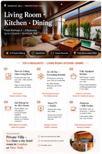 Private Pool Villa Seminyak Walk to Eat Street