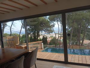 Villa vu mer et étang de thau
