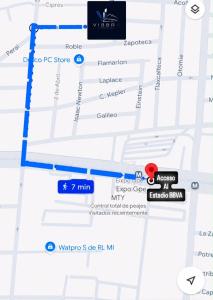 Vibbra Estadio Loft Walking distance to Monterrey Stadium