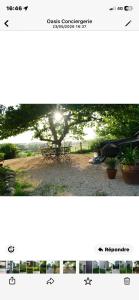 Une Terrasse sur les Coteaux Vue, calme, nature