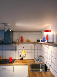 Designer Attic with Fireplace, Vilnius Center