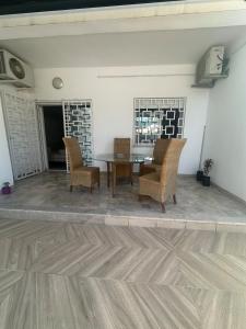 Large ground floor with private pool