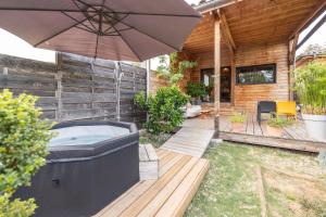 dans un esprit cabane tout confort, intimité et nature